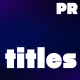 Animated Titles - VideoHive Item for Sale