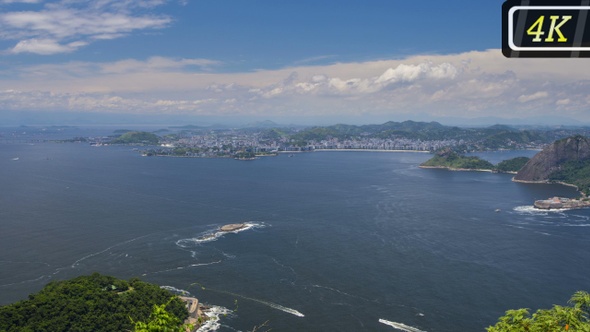 Guanabara Bay from Sugraloaf Mountain, Rio de Janeiro, 2021