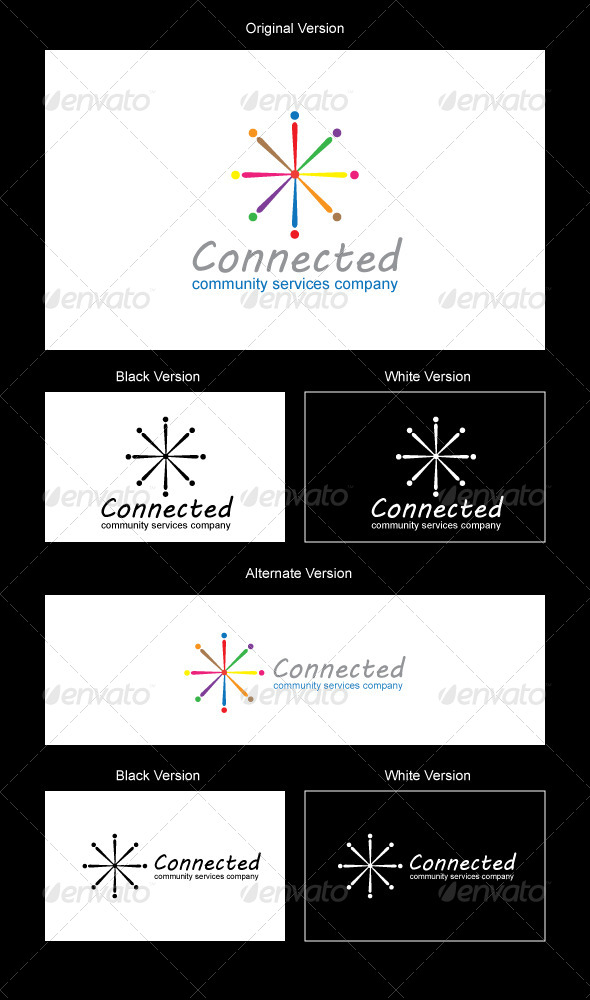 Connected Logo Design