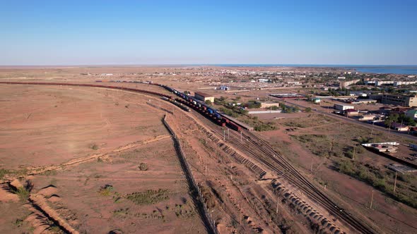 The Train is Traveling By Rail