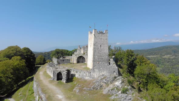 Aerial View of Defense Tower