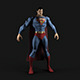 Superman - MP and HP Textured Model - 3DOcean Item for Sale