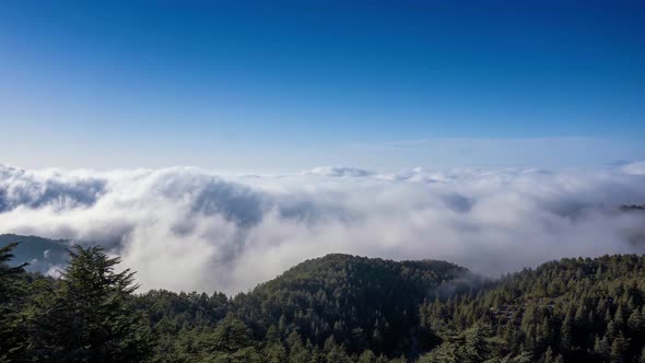 Cloud At Mountains Timelapse 