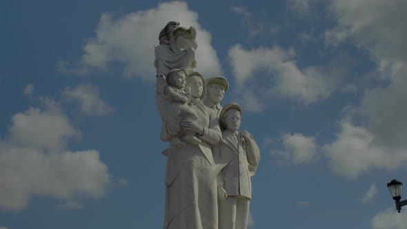 Monument to the Immigrant Statue Woldenberg Park New Orleans