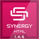 Synergy - Responsive & Interactive HTML Portfolio - ThemeForest Item for Sale