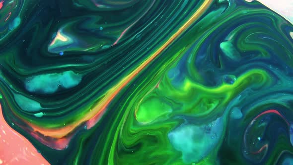 Psychedelic Color Spreading Paint Swirling  alt