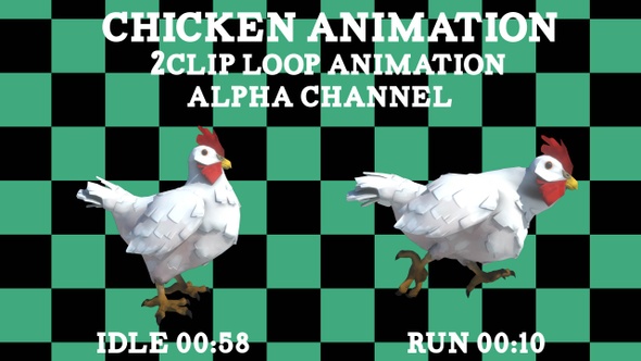 Chicken 2 Clip Loop Alpha alt