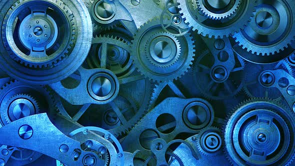 Background Consisting Of A Set Of Gears