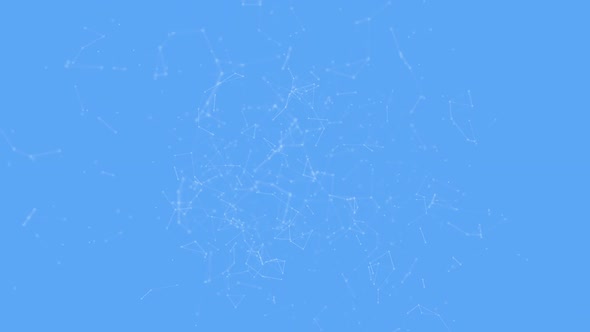 Polygonal with connecting dots and lines  alt