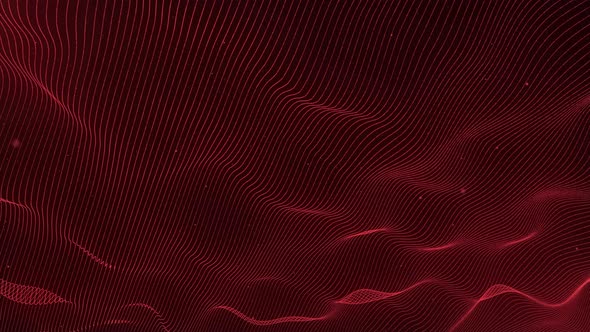 Abstract Wavy Dot Particles Background