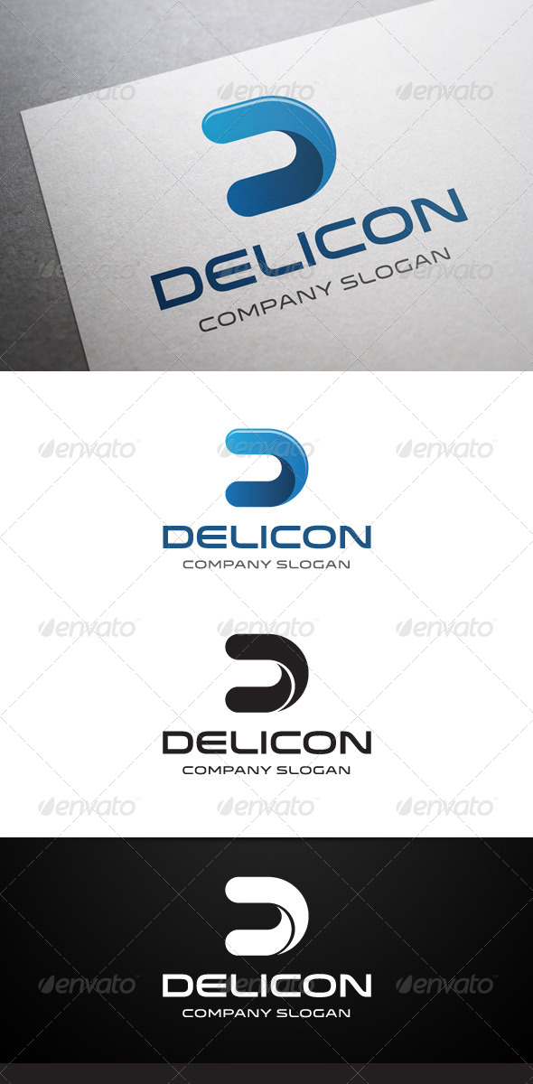 Delicon D Letter Logo