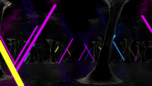 Underground Cave Neon Hd 