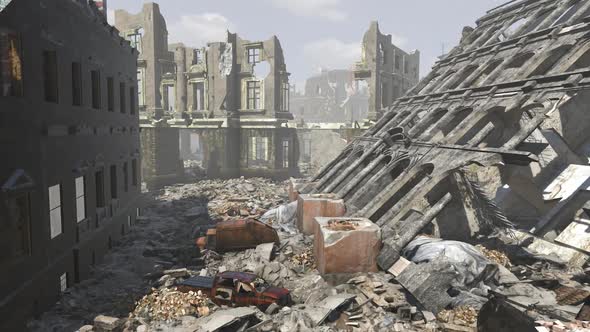 City Destroyed by War