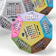 Calendar 2014 - Dodecahedron - GraphicRiver Item for Sale