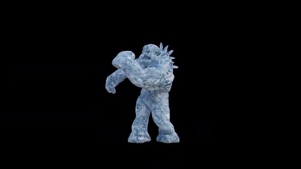 Ice Golem Attack