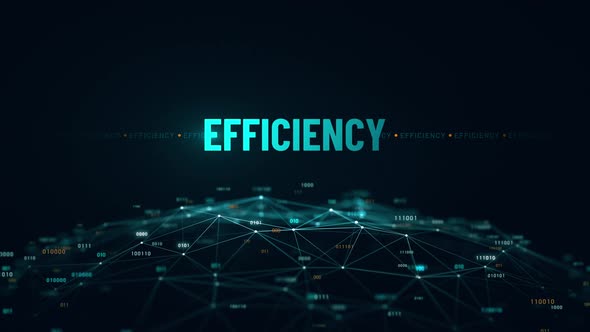 Efficiency Digital Globe Animation 4K