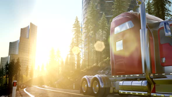 Truck on the Road alt