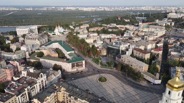 Kyiv  Aerial View of the Capital of Ukraine