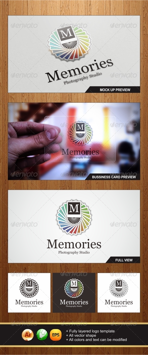 Memories Photo Logo