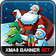 Santa Claus & Friends Christmas Web Banner Set - GraphicRiver Item for Sale
