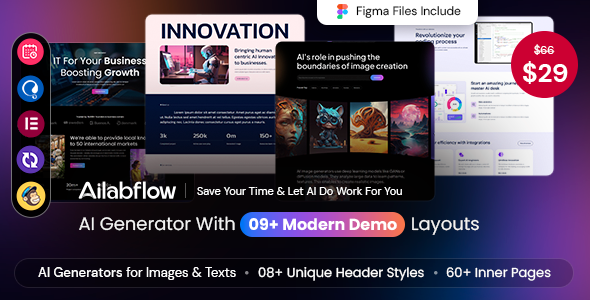 Ailabflow - AI Agency & Technology WordPress Theme