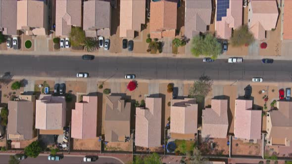 Aerial View Desert Avondale Small Town City Near of State Capital Phoenix Arizona