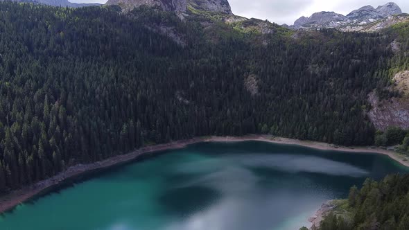 Amazing Bird's Eye View of Azure Lake