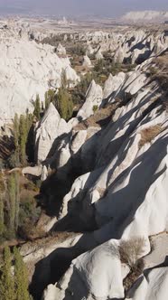 Cappadocia Landscape Aerial View