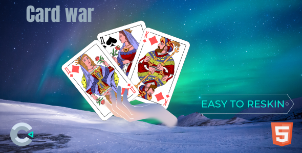 CardWar - Construct 3 - HTML5 - Game Casual