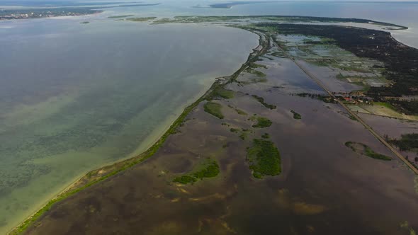 Seascape with Tropical Islands