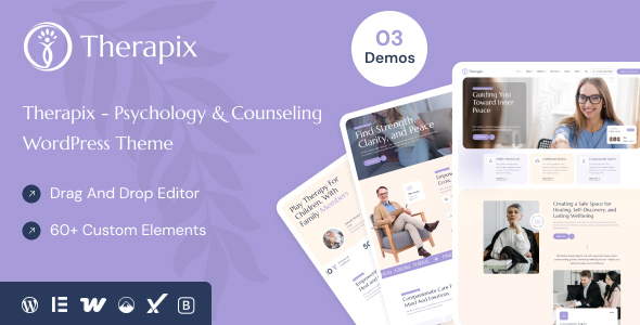 Therapix - Psychology & Counselling WordPress Theme