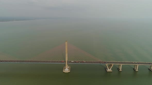 Suspension Cable Bridge in Surabaya