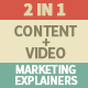 Content & Video Marketing Explainers (2 in 1) - VideoHive Item for Sale