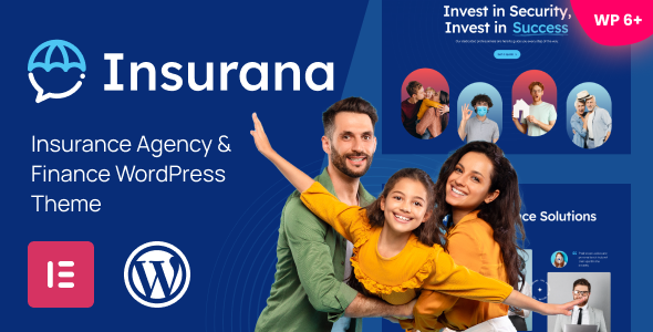 Insurana - Insurance Agency & Finance WordPress Theme