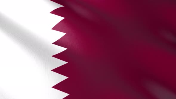 Flag of The Qatar