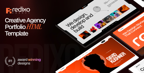 Redixo - Creative Agency and Portfolio HTML Template