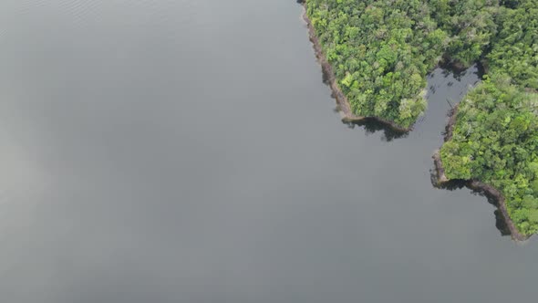 Aerial View of the New Zealand Fjords