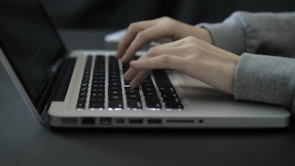 Freelancer Working On Laptop