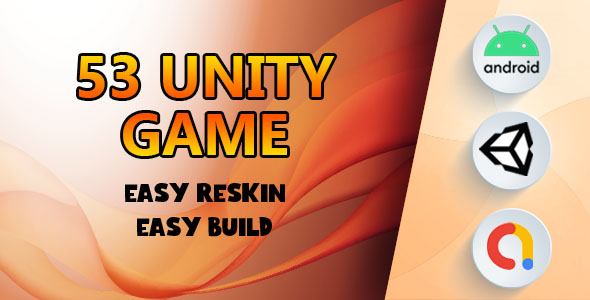 53 Unity Game Projects Bundle - (Admob - Unity)
