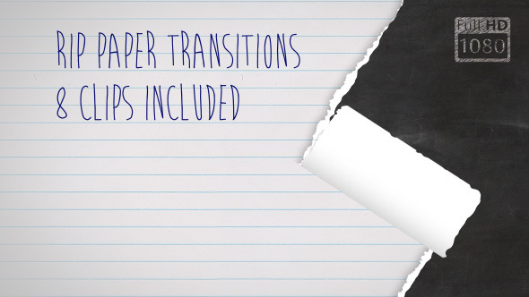 Rip Paper Transitions