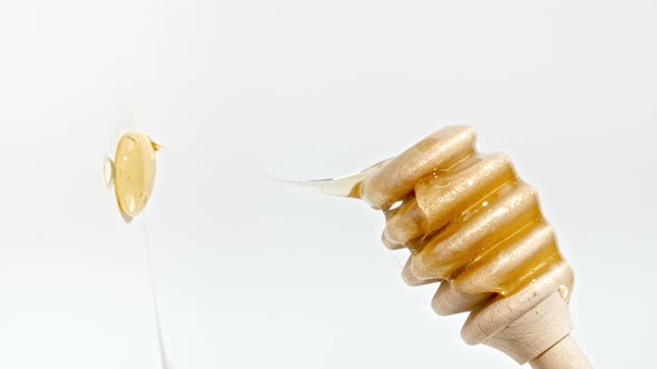 Honey Dripping to a Honey Dipper