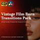 Vintage Film Burn Transitions Pack DaVinci Resolve - VideoHive Item for Sale
