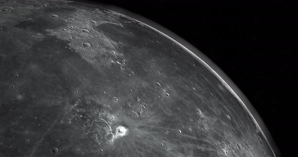 Mare Imbrium in the Lunar Surface