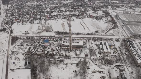 Industrial Area Outside The City