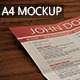 A4 Paper Mock-ups - GraphicRiver Item for Sale