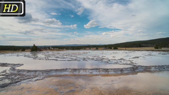 Great Fountain Geyser Panorama