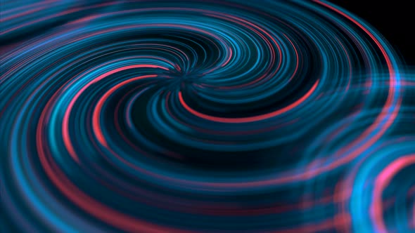 abstract neon colorful twirl lines background motion design circle line technology effect 4k animati alt