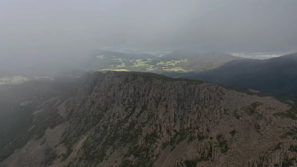 Collins Bonnet, Wellington Park, Tasmania, Australia 4K Aerial Drone