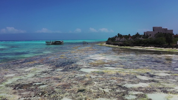 Zanzibar. Beach resort in the Indian Ocean.