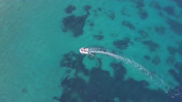 Martinique Island and Beach Aerial View in Caribbean Islands